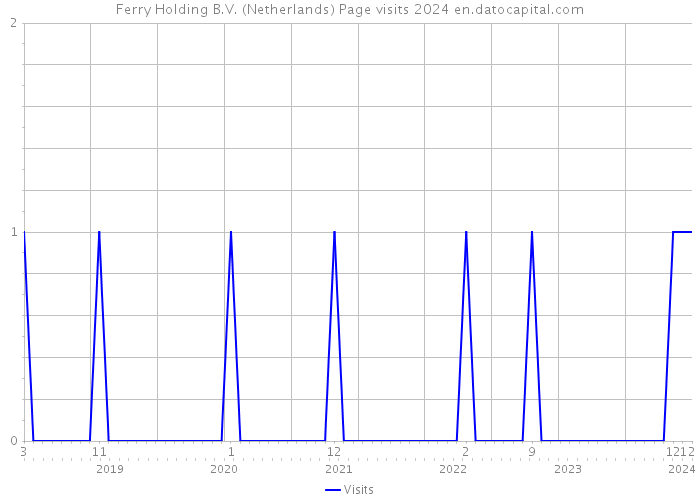 Ferry Holding B.V. (Netherlands) Page visits 2024 