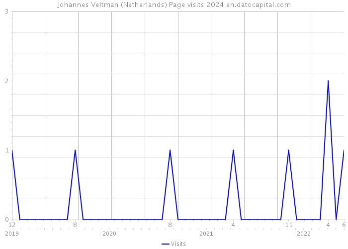 Johannes Veltman (Netherlands) Page visits 2024 