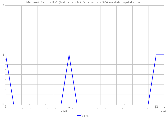 Mozaïek Group B.V. (Netherlands) Page visits 2024 
