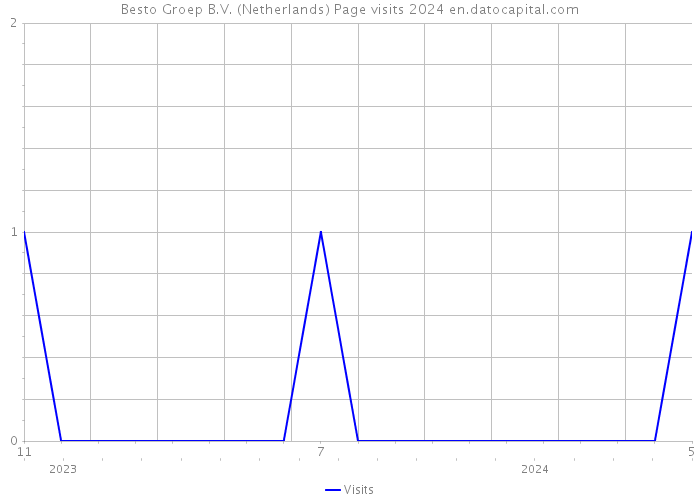 Besto Groep B.V. (Netherlands) Page visits 2024 
