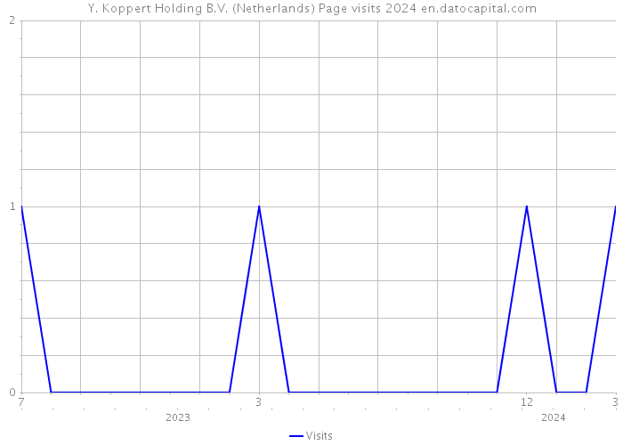 Y. Koppert Holding B.V. (Netherlands) Page visits 2024 