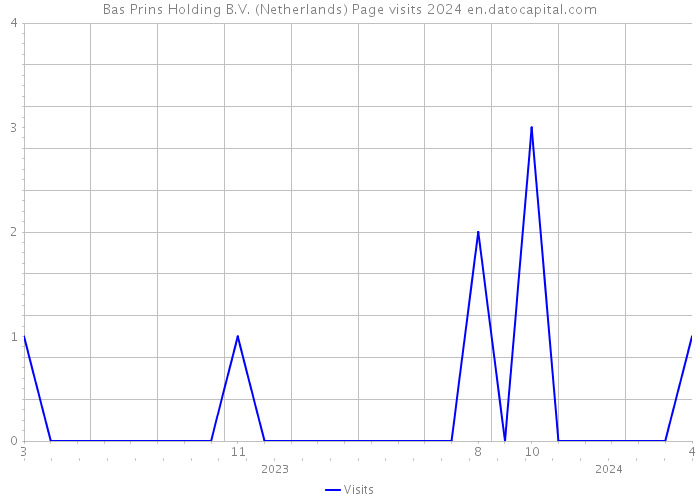 Bas Prins Holding B.V. (Netherlands) Page visits 2024 