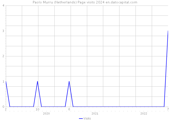 Paolo Murru (Netherlands) Page visits 2024 