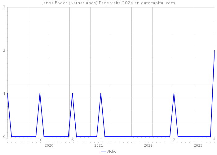 Janos Bodor (Netherlands) Page visits 2024 