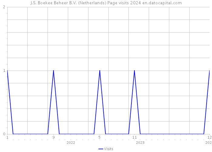 J.S. Boekee Beheer B.V. (Netherlands) Page visits 2024 