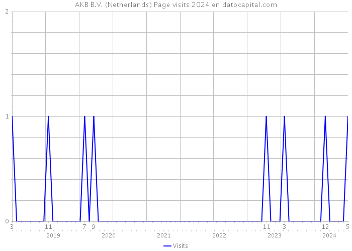AKB B.V. (Netherlands) Page visits 2024 