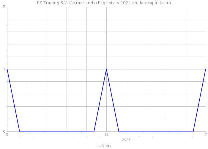 RS Trading B.V. (Netherlands) Page visits 2024 