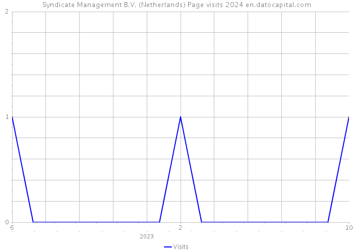 Syndicate Management B.V. (Netherlands) Page visits 2024 