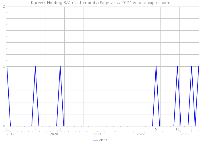 Kurvers Holding B.V. (Netherlands) Page visits 2024 