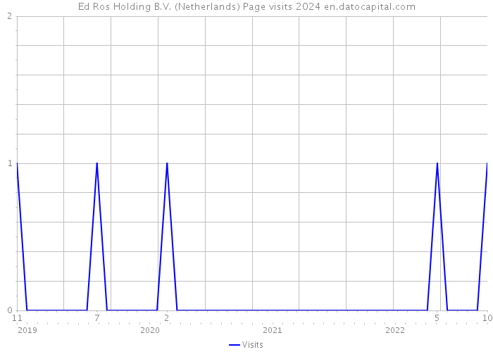 Ed Ros Holding B.V. (Netherlands) Page visits 2024 
