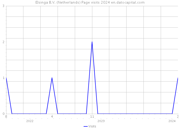 Elsinga B.V. (Netherlands) Page visits 2024 