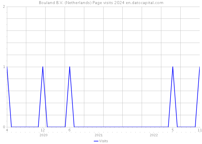Bouland B.V. (Netherlands) Page visits 2024 