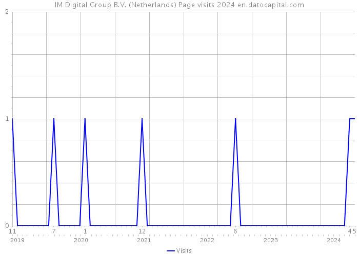 IM Digital Group B.V. (Netherlands) Page visits 2024 