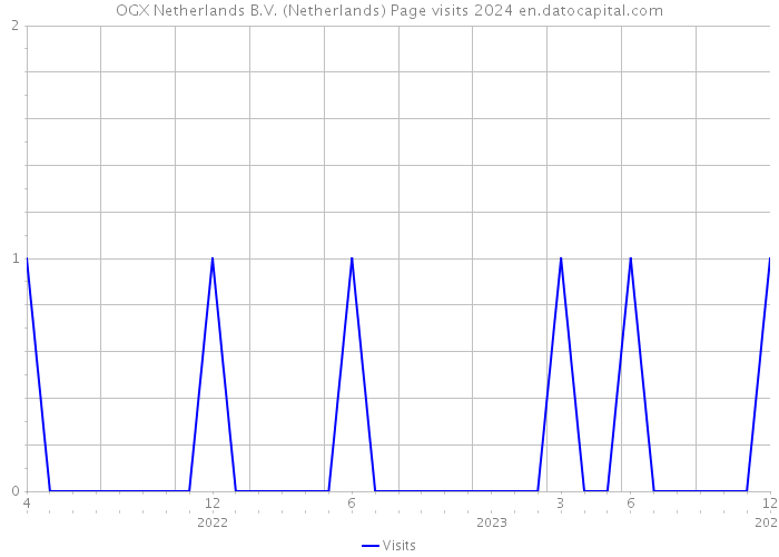 OGX Netherlands B.V. (Netherlands) Page visits 2024 