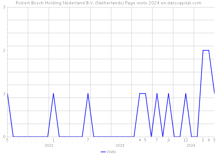 Robert Bosch Holding Nederland B.V. (Netherlands) Page visits 2024 