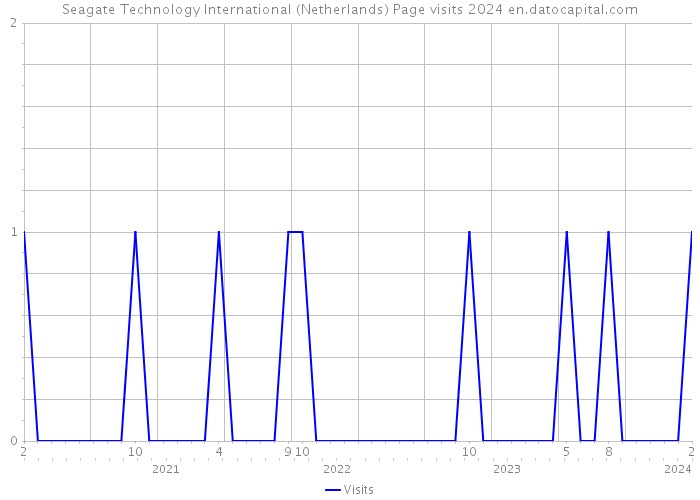 Seagate Technology International (Netherlands) Page visits 2024 