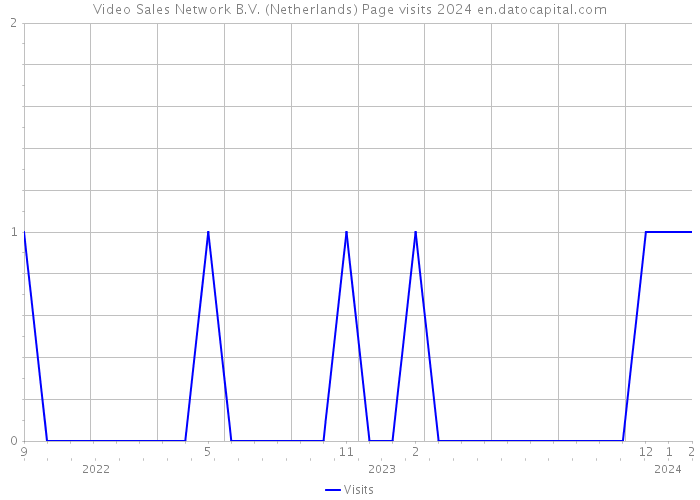 Video Sales Network B.V. (Netherlands) Page visits 2024 
