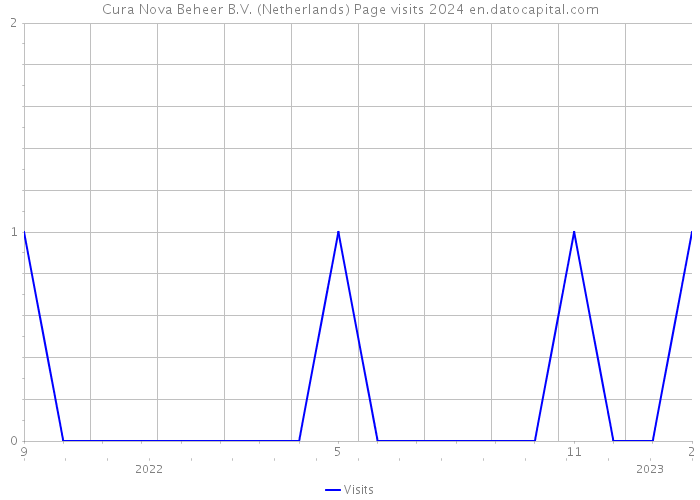 Cura Nova Beheer B.V. (Netherlands) Page visits 2024 