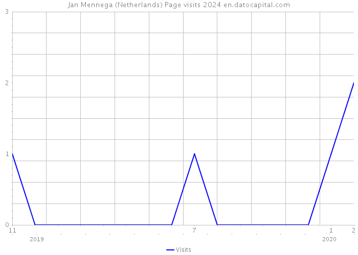 Jan Mennega (Netherlands) Page visits 2024 