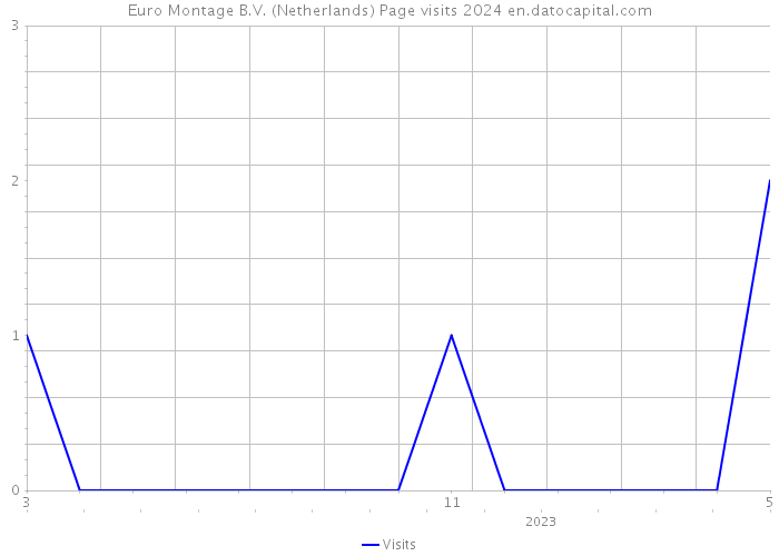 Euro Montage B.V. (Netherlands) Page visits 2024 