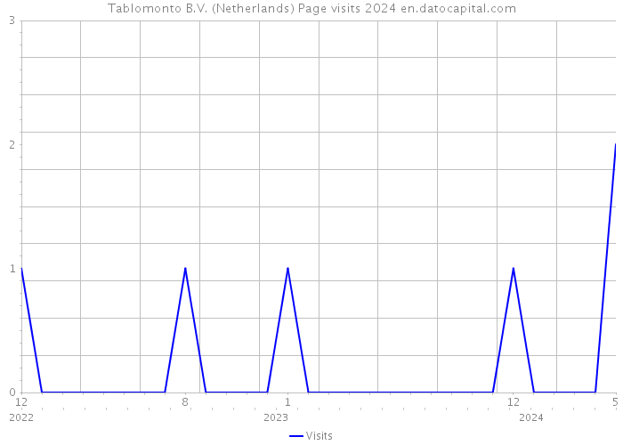 Tablomonto B.V. (Netherlands) Page visits 2024 