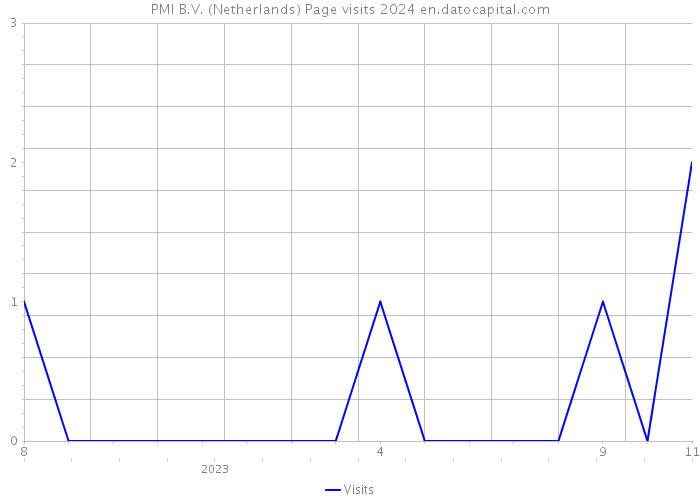 PMI B.V. (Netherlands) Page visits 2024 