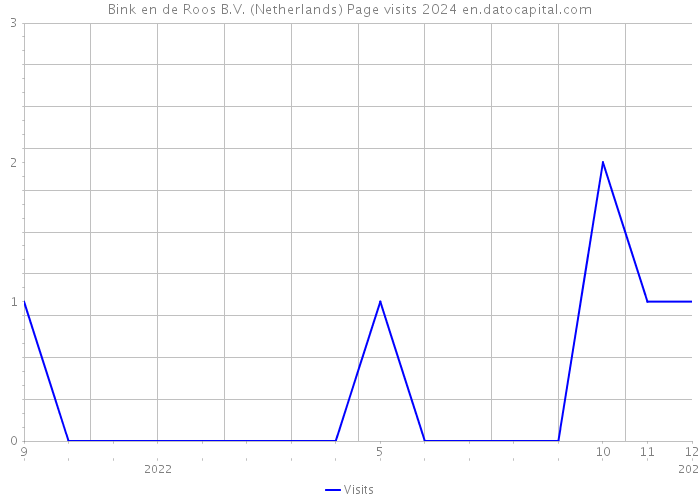 Bink en de Roos B.V. (Netherlands) Page visits 2024 