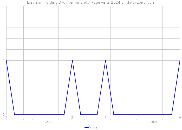 Leseman Holding B.V. (Netherlands) Page visits 2024 