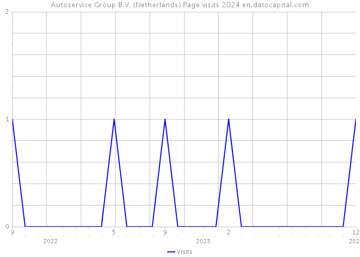 Autoservice Group B.V. (Netherlands) Page visits 2024 