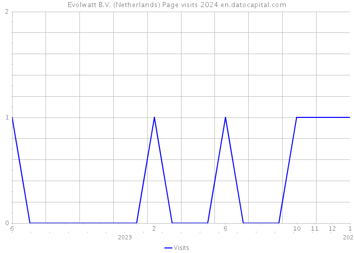 Evolwatt B.V. (Netherlands) Page visits 2024 