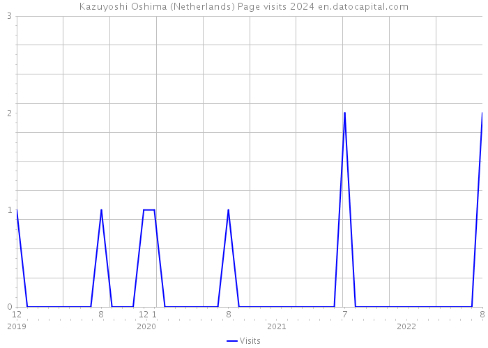 Kazuyoshi Oshima (Netherlands) Page visits 2024 