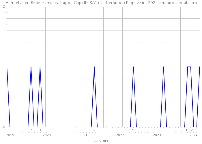 Handels- en Beheersmaatschappij Capelle B.V. (Netherlands) Page visits 2024 