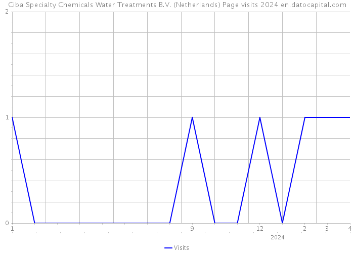 Ciba Specialty Chemicals Water Treatments B.V. (Netherlands) Page visits 2024 