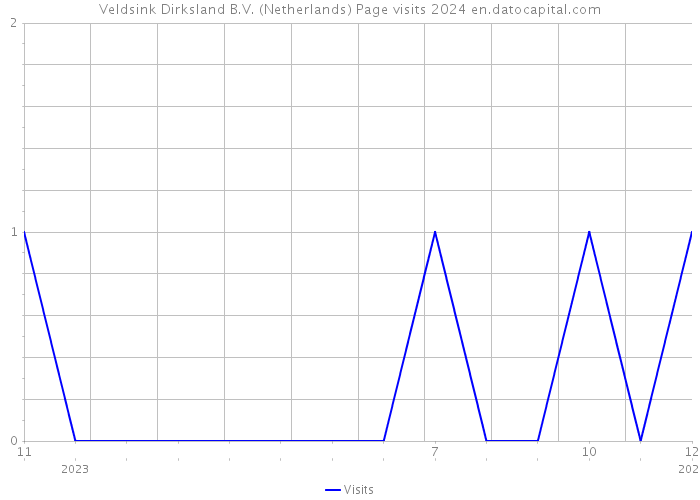 Veldsink Dirksland B.V. (Netherlands) Page visits 2024 