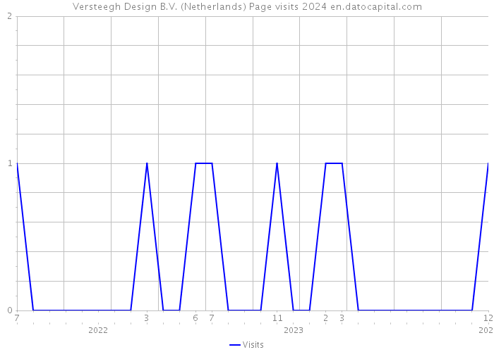 Versteegh Design B.V. (Netherlands) Page visits 2024 