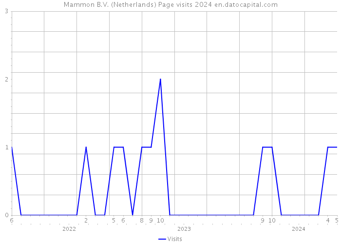 Mammon B.V. (Netherlands) Page visits 2024 