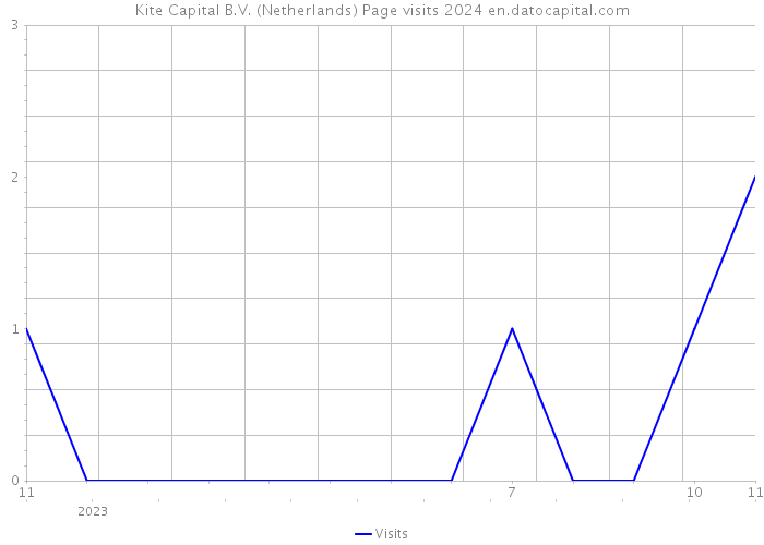 Kite Capital B.V. (Netherlands) Page visits 2024 