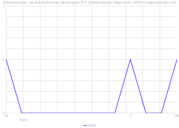 Administratie- en Adviesbureau Versteegen B.V. (Netherlands) Page visits 2024 
