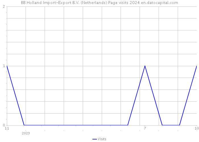 BB Holland Import-Export B.V. (Netherlands) Page visits 2024 