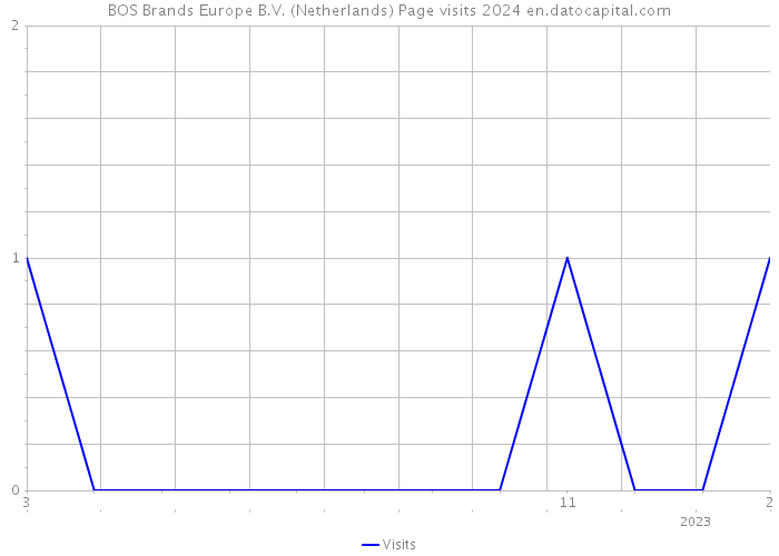 BOS Brands Europe B.V. (Netherlands) Page visits 2024 