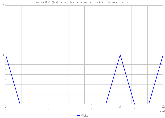 Chianti B.V. (Netherlands) Page visits 2024 