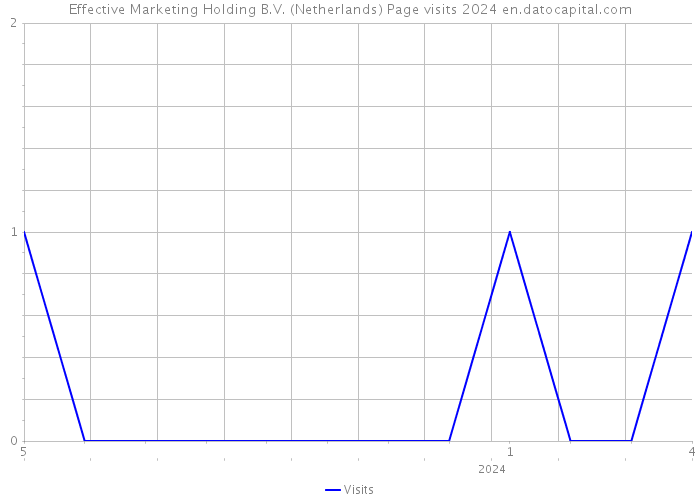 Effective Marketing Holding B.V. (Netherlands) Page visits 2024 