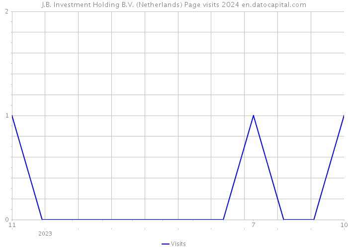 J.B. Investment Holding B.V. (Netherlands) Page visits 2024 
