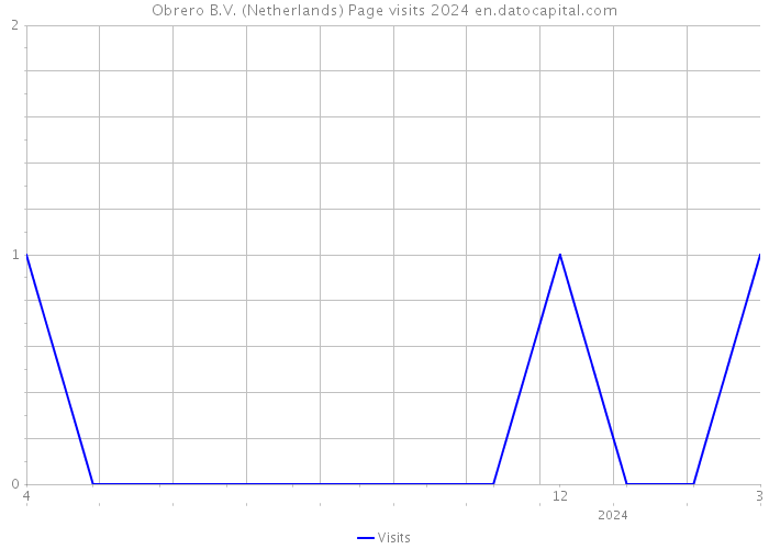 Obrero B.V. (Netherlands) Page visits 2024 