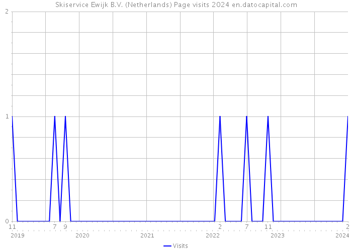 Skiservice Ewijk B.V. (Netherlands) Page visits 2024 