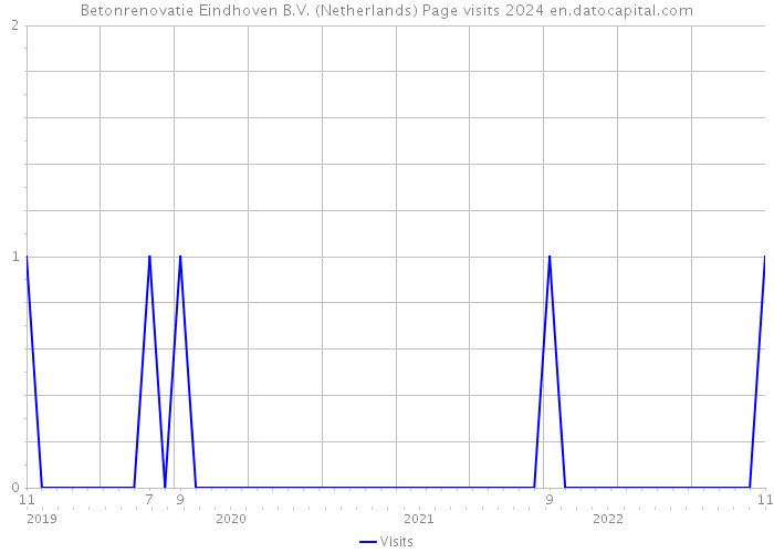 Betonrenovatie Eindhoven B.V. (Netherlands) Page visits 2024 