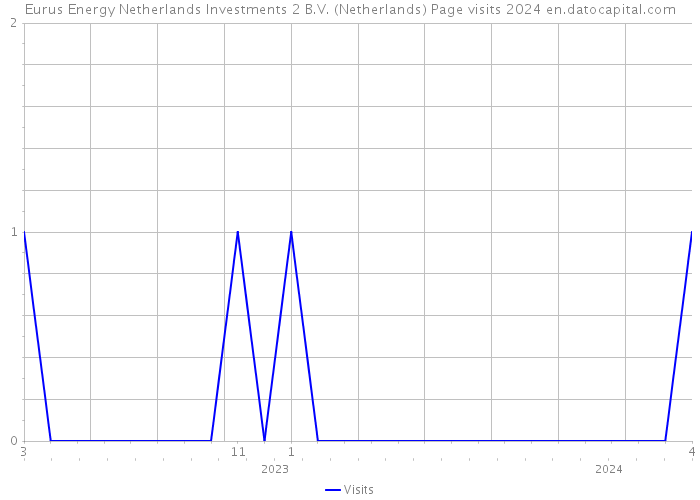 Eurus Energy Netherlands Investments 2 B.V. (Netherlands) Page visits 2024 