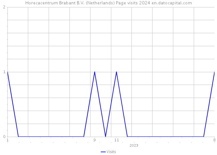 Horecacentrum Brabant B.V. (Netherlands) Page visits 2024 