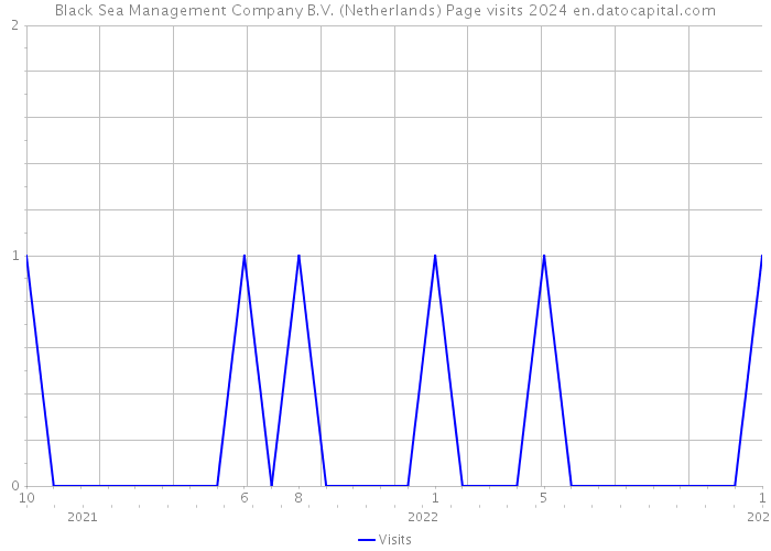 Black Sea Management Company B.V. (Netherlands) Page visits 2024 