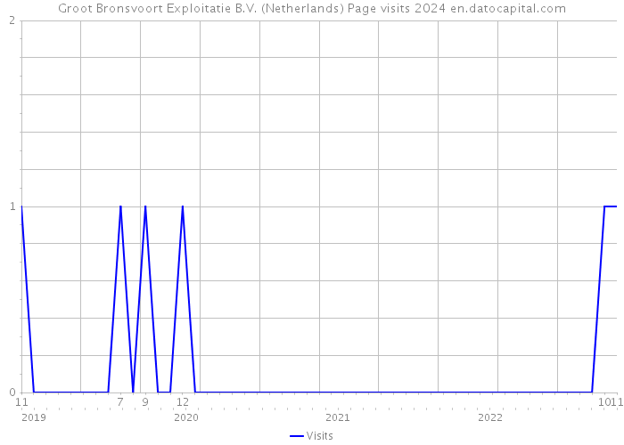 Groot Bronsvoort Exploitatie B.V. (Netherlands) Page visits 2024 